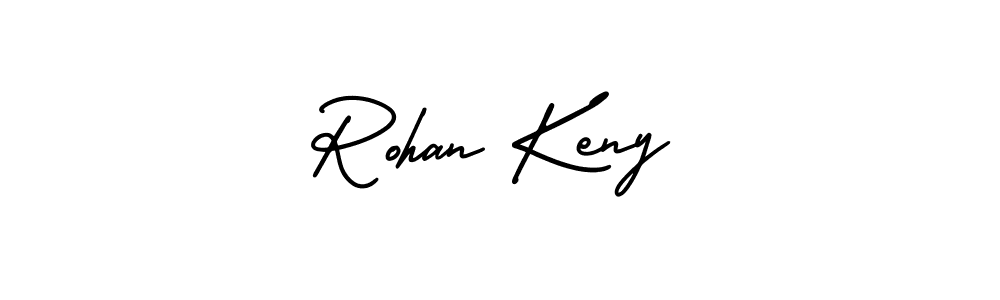 Design your own signature with our free online signature maker. With this signature software, you can create a handwritten (AmerikaSignatureDemo-Regular) signature for name Rohan Keny. Rohan Keny signature style 3 images and pictures png