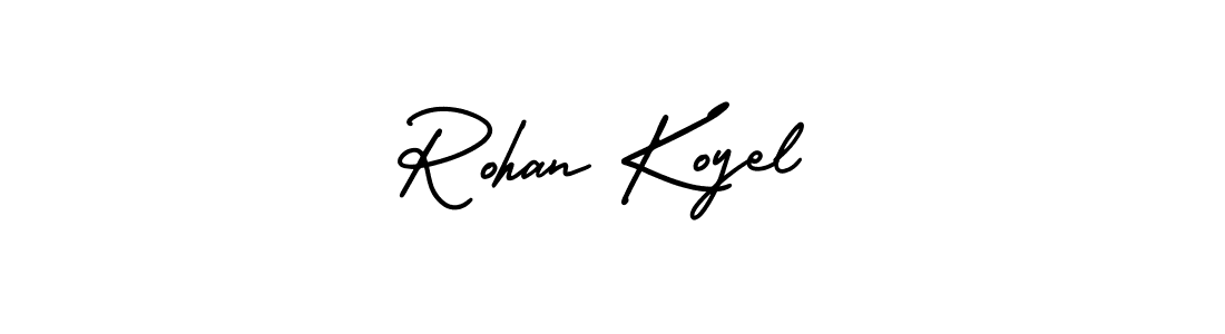 Make a beautiful signature design for name Rohan Koyel. With this signature (AmerikaSignatureDemo-Regular) style, you can create a handwritten signature for free. Rohan Koyel signature style 3 images and pictures png