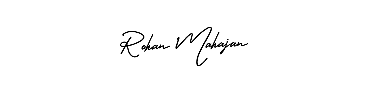 Design your own signature with our free online signature maker. With this signature software, you can create a handwritten (AmerikaSignatureDemo-Regular) signature for name Rohan Mahajan. Rohan Mahajan signature style 3 images and pictures png