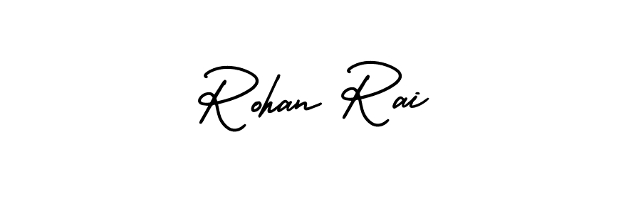 Rohan Rai stylish signature style. Best Handwritten Sign (AmerikaSignatureDemo-Regular) for my name. Handwritten Signature Collection Ideas for my name Rohan Rai. Rohan Rai signature style 3 images and pictures png