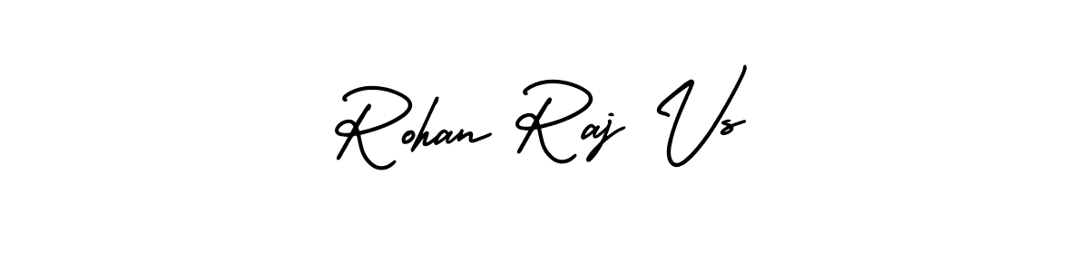How to make Rohan Raj Vs signature? AmerikaSignatureDemo-Regular is a professional autograph style. Create handwritten signature for Rohan Raj Vs name. Rohan Raj Vs signature style 3 images and pictures png