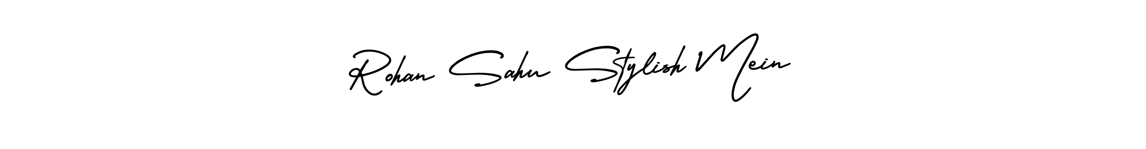 Check out images of Autograph of Rohan Sahu Stylish Mein name. Actor Rohan Sahu Stylish Mein Signature Style. AmerikaSignatureDemo-Regular is a professional sign style online. Rohan Sahu Stylish Mein signature style 3 images and pictures png