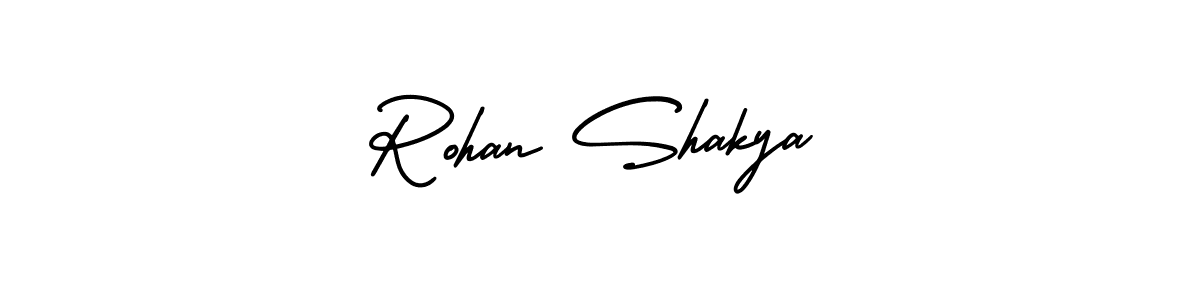 How to make Rohan Shakya signature? AmerikaSignatureDemo-Regular is a professional autograph style. Create handwritten signature for Rohan Shakya name. Rohan Shakya signature style 3 images and pictures png