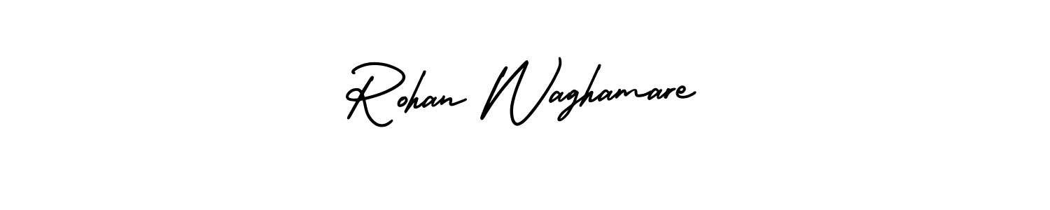 AmerikaSignatureDemo-Regular is a professional signature style that is perfect for those who want to add a touch of class to their signature. It is also a great choice for those who want to make their signature more unique. Get Rohan Waghamare name to fancy signature for free. Rohan Waghamare signature style 3 images and pictures png
