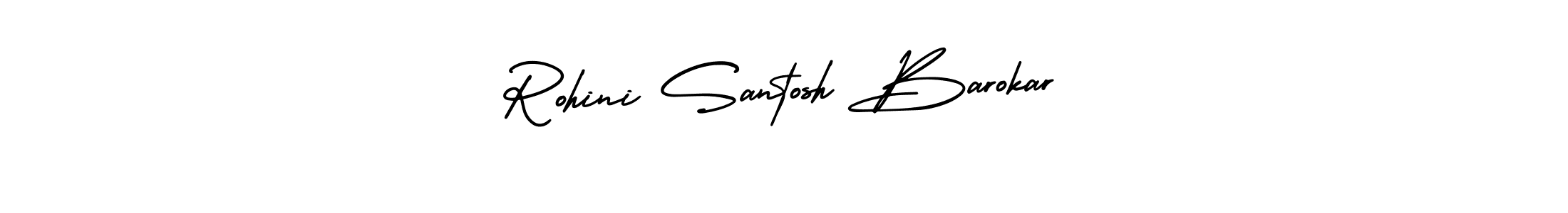 How to Draw Rohini Santosh Barokar signature style? AmerikaSignatureDemo-Regular is a latest design signature styles for name Rohini Santosh Barokar. Rohini Santosh Barokar signature style 3 images and pictures png