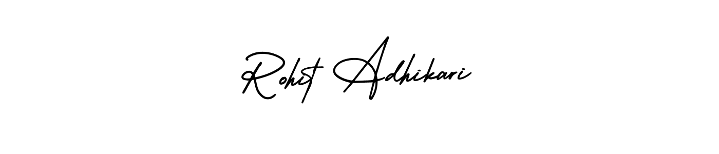 Also we have Rohit Adhikari name is the best signature style. Create professional handwritten signature collection using AmerikaSignatureDemo-Regular autograph style. Rohit Adhikari signature style 3 images and pictures png
