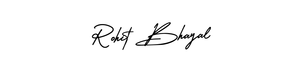 Design your own signature with our free online signature maker. With this signature software, you can create a handwritten (AmerikaSignatureDemo-Regular) signature for name Rohit Bhayal. Rohit Bhayal signature style 3 images and pictures png