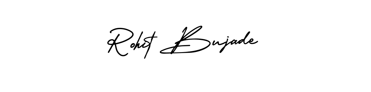 How to make Rohit Bujade signature? AmerikaSignatureDemo-Regular is a professional autograph style. Create handwritten signature for Rohit Bujade name. Rohit Bujade signature style 3 images and pictures png