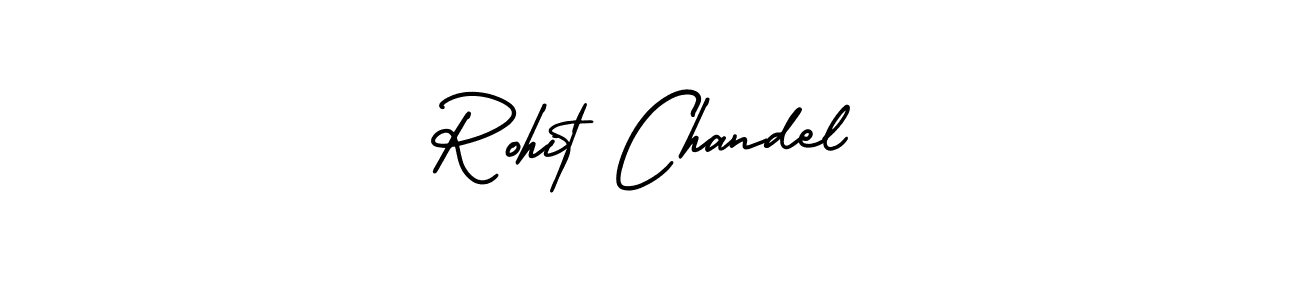 Rohit Chandel stylish signature style. Best Handwritten Sign (AmerikaSignatureDemo-Regular) for my name. Handwritten Signature Collection Ideas for my name Rohit Chandel. Rohit Chandel signature style 3 images and pictures png