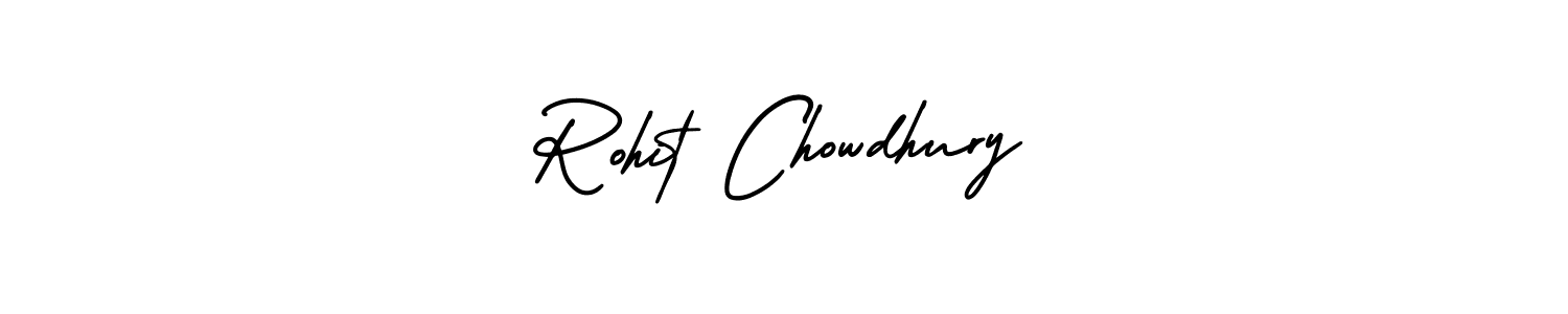 How to Draw Rohit Chowdhury signature style? AmerikaSignatureDemo-Regular is a latest design signature styles for name Rohit Chowdhury. Rohit Chowdhury signature style 3 images and pictures png