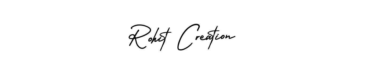 Also we have Rohit Creation name is the best signature style. Create professional handwritten signature collection using AmerikaSignatureDemo-Regular autograph style. Rohit Creation signature style 3 images and pictures png