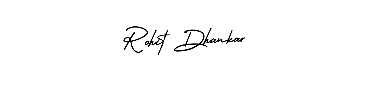 Make a beautiful signature design for name Rohit Dhankar. With this signature (AmerikaSignatureDemo-Regular) style, you can create a handwritten signature for free. Rohit Dhankar signature style 3 images and pictures png