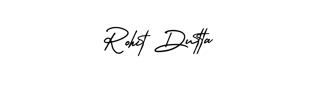 Create a beautiful signature design for name Rohit Dutta. With this signature (AmerikaSignatureDemo-Regular) fonts, you can make a handwritten signature for free. Rohit Dutta signature style 3 images and pictures png