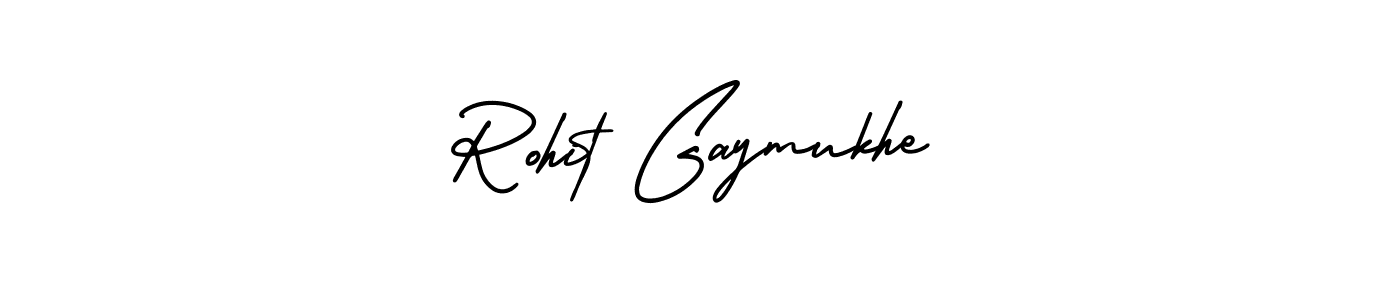 Create a beautiful signature design for name Rohit Gaymukhe. With this signature (AmerikaSignatureDemo-Regular) fonts, you can make a handwritten signature for free. Rohit Gaymukhe signature style 3 images and pictures png