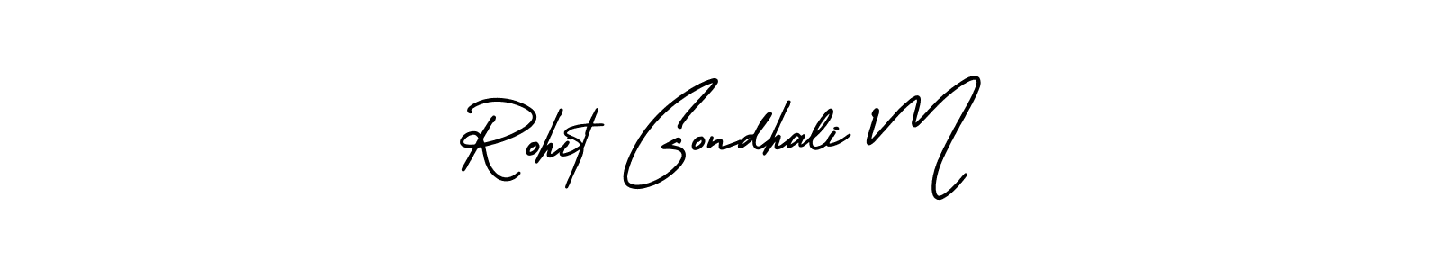 Best and Professional Signature Style for Rohit Gondhali M. AmerikaSignatureDemo-Regular Best Signature Style Collection. Rohit Gondhali M signature style 3 images and pictures png