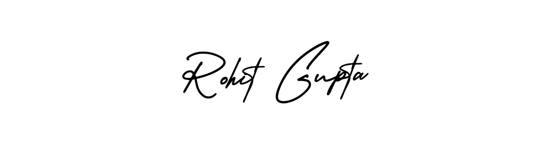 Make a beautiful signature design for name Rohit Gupta. With this signature (AmerikaSignatureDemo-Regular) style, you can create a handwritten signature for free. Rohit Gupta signature style 3 images and pictures png