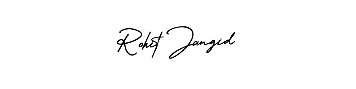 How to make Rohit Jangid signature? AmerikaSignatureDemo-Regular is a professional autograph style. Create handwritten signature for Rohit Jangid name. Rohit Jangid signature style 3 images and pictures png