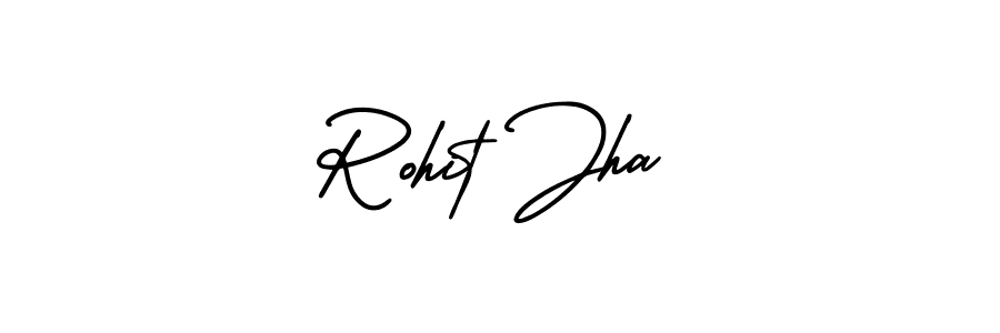 How to Draw Rohit Jha signature style? AmerikaSignatureDemo-Regular is a latest design signature styles for name Rohit Jha. Rohit Jha signature style 3 images and pictures png