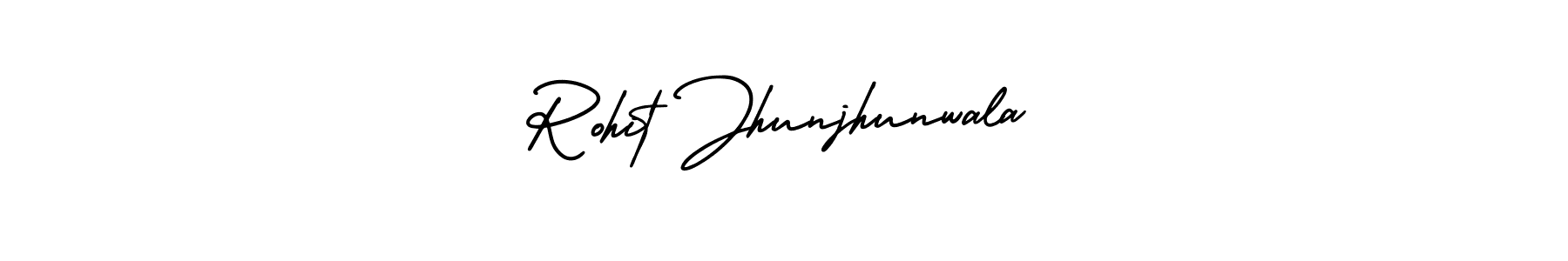 Rohit Jhunjhunwala stylish signature style. Best Handwritten Sign (AmerikaSignatureDemo-Regular) for my name. Handwritten Signature Collection Ideas for my name Rohit Jhunjhunwala. Rohit Jhunjhunwala signature style 3 images and pictures png