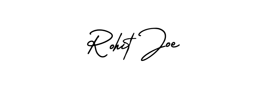 This is the best signature style for the Rohit Joe name. Also you like these signature font (AmerikaSignatureDemo-Regular). Mix name signature. Rohit Joe signature style 3 images and pictures png