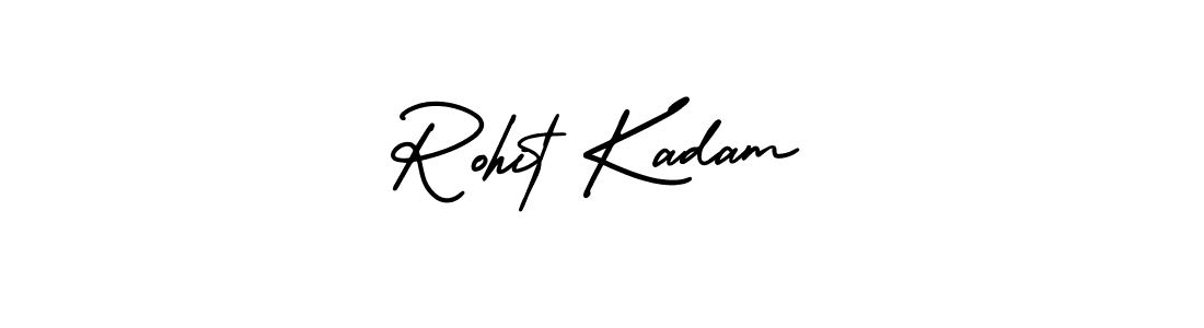 How to Draw Rohit Kadam signature style? AmerikaSignatureDemo-Regular is a latest design signature styles for name Rohit Kadam. Rohit Kadam signature style 3 images and pictures png