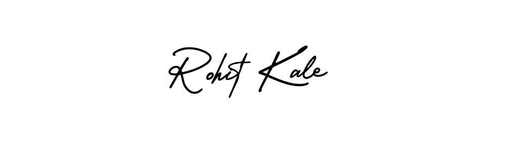How to make Rohit Kale name signature. Use AmerikaSignatureDemo-Regular style for creating short signs online. This is the latest handwritten sign. Rohit Kale signature style 3 images and pictures png