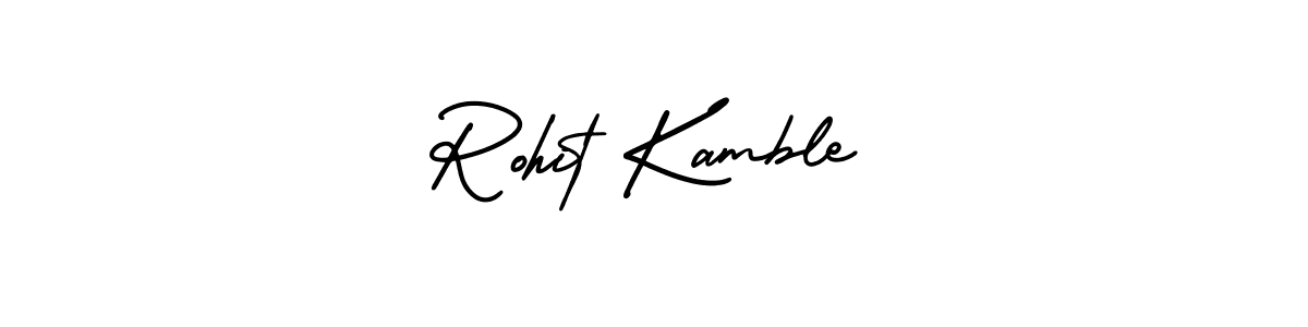 Use a signature maker to create a handwritten signature online. With this signature software, you can design (AmerikaSignatureDemo-Regular) your own signature for name Rohit Kamble. Rohit Kamble signature style 3 images and pictures png