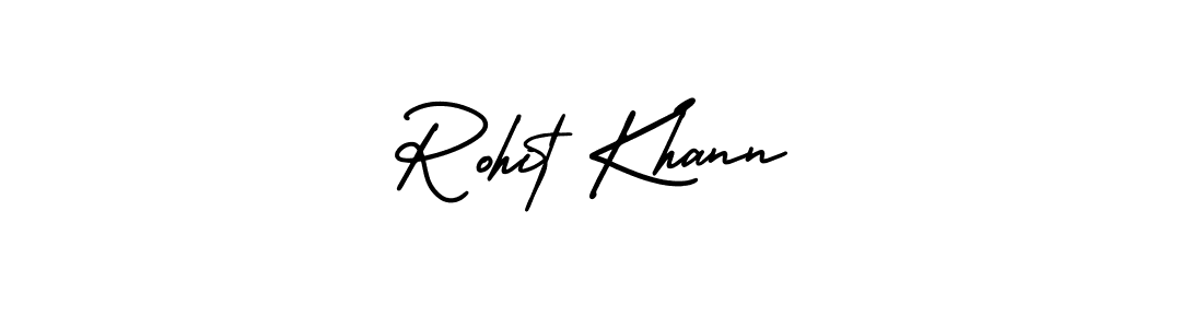 It looks lik you need a new signature style for name Rohit Khann. Design unique handwritten (AmerikaSignatureDemo-Regular) signature with our free signature maker in just a few clicks. Rohit Khann signature style 3 images and pictures png