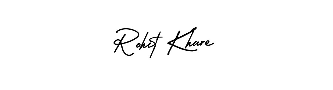 It looks lik you need a new signature style for name Rohit Khare. Design unique handwritten (AmerikaSignatureDemo-Regular) signature with our free signature maker in just a few clicks. Rohit Khare signature style 3 images and pictures png