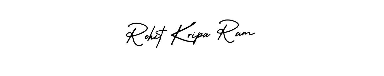 Make a beautiful signature design for name Rohit Kripa Ram. With this signature (AmerikaSignatureDemo-Regular) style, you can create a handwritten signature for free. Rohit Kripa Ram signature style 3 images and pictures png