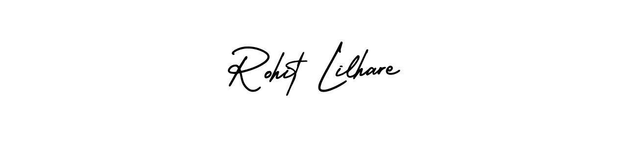 Use a signature maker to create a handwritten signature online. With this signature software, you can design (AmerikaSignatureDemo-Regular) your own signature for name Rohit Lilhare. Rohit Lilhare signature style 3 images and pictures png