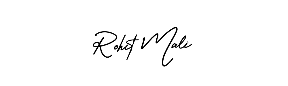 It looks lik you need a new signature style for name Rohit Mali. Design unique handwritten (AmerikaSignatureDemo-Regular) signature with our free signature maker in just a few clicks. Rohit Mali signature style 3 images and pictures png