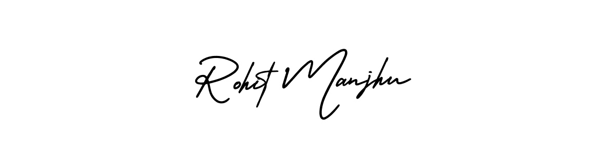 Create a beautiful signature design for name Rohit Manjhu. With this signature (AmerikaSignatureDemo-Regular) fonts, you can make a handwritten signature for free. Rohit Manjhu signature style 3 images and pictures png