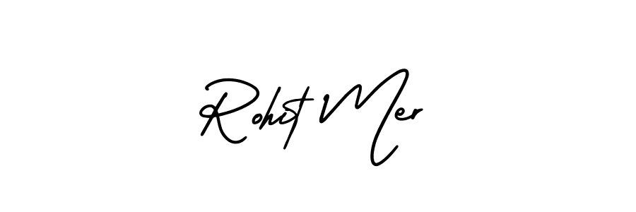 Make a short Rohit Mer signature style. Manage your documents anywhere anytime using AmerikaSignatureDemo-Regular. Create and add eSignatures, submit forms, share and send files easily. Rohit Mer signature style 3 images and pictures png