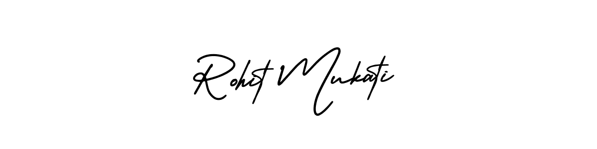 How to make Rohit Mukati signature? AmerikaSignatureDemo-Regular is a professional autograph style. Create handwritten signature for Rohit Mukati name. Rohit Mukati signature style 3 images and pictures png