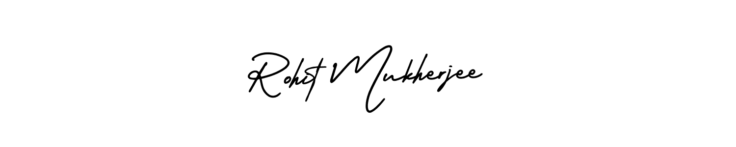 AmerikaSignatureDemo-Regular is a professional signature style that is perfect for those who want to add a touch of class to their signature. It is also a great choice for those who want to make their signature more unique. Get Rohit Mukherjee name to fancy signature for free. Rohit Mukherjee signature style 3 images and pictures png