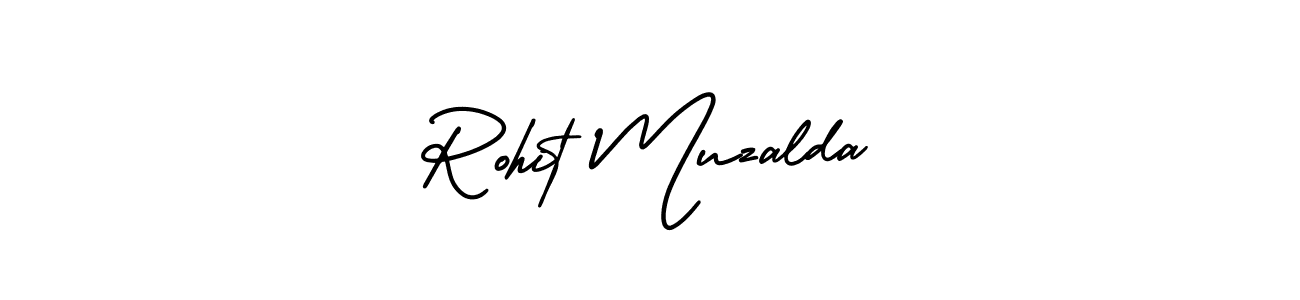 How to make Rohit Muzalda signature? AmerikaSignatureDemo-Regular is a professional autograph style. Create handwritten signature for Rohit Muzalda name. Rohit Muzalda signature style 3 images and pictures png