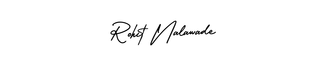 Use a signature maker to create a handwritten signature online. With this signature software, you can design (AmerikaSignatureDemo-Regular) your own signature for name Rohit Nalawade. Rohit Nalawade signature style 3 images and pictures png