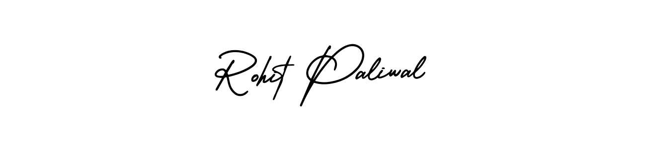 Make a beautiful signature design for name Rohit Paliwal. With this signature (AmerikaSignatureDemo-Regular) style, you can create a handwritten signature for free. Rohit Paliwal signature style 3 images and pictures png