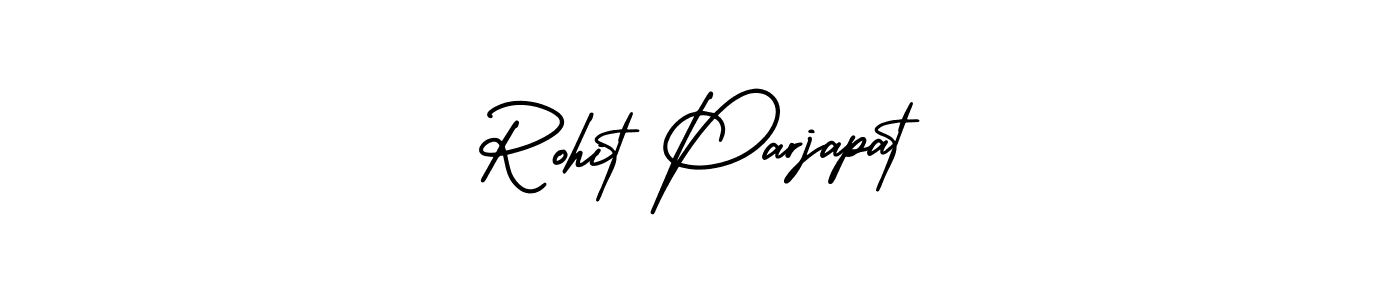 Design your own signature with our free online signature maker. With this signature software, you can create a handwritten (AmerikaSignatureDemo-Regular) signature for name Rohit Parjapat. Rohit Parjapat signature style 3 images and pictures png