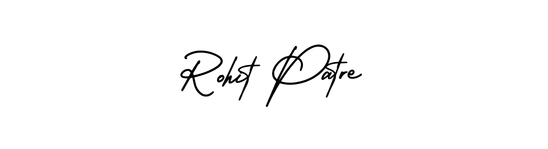 Rohit Patre stylish signature style. Best Handwritten Sign (AmerikaSignatureDemo-Regular) for my name. Handwritten Signature Collection Ideas for my name Rohit Patre. Rohit Patre signature style 3 images and pictures png