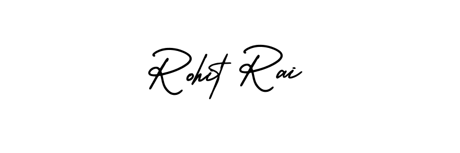 Make a beautiful signature design for name Rohit Rai. With this signature (AmerikaSignatureDemo-Regular) style, you can create a handwritten signature for free. Rohit Rai signature style 3 images and pictures png