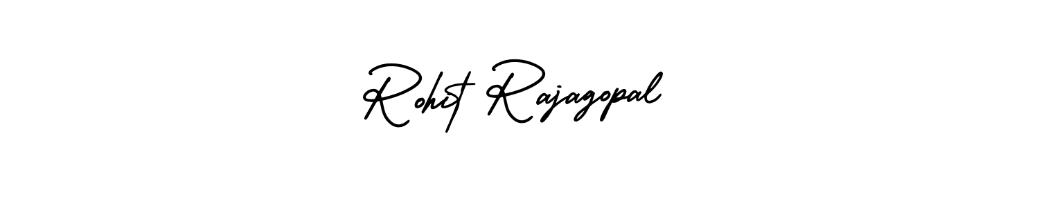 Make a beautiful signature design for name Rohit Rajagopal. With this signature (AmerikaSignatureDemo-Regular) style, you can create a handwritten signature for free. Rohit Rajagopal signature style 3 images and pictures png