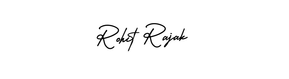 How to make Rohit Rajak name signature. Use AmerikaSignatureDemo-Regular style for creating short signs online. This is the latest handwritten sign. Rohit Rajak signature style 3 images and pictures png