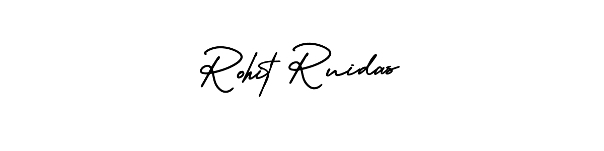 Create a beautiful signature design for name Rohit Ruidas. With this signature (AmerikaSignatureDemo-Regular) fonts, you can make a handwritten signature for free. Rohit Ruidas signature style 3 images and pictures png