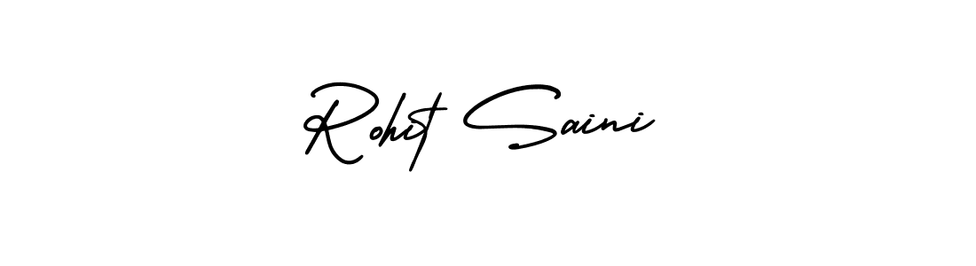 How to Draw Rohit Saini signature style? AmerikaSignatureDemo-Regular is a latest design signature styles for name Rohit Saini. Rohit Saini signature style 3 images and pictures png