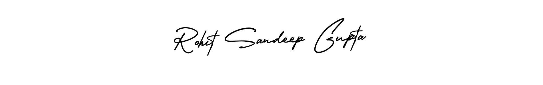 Create a beautiful signature design for name Rohit Sandeep Gupta. With this signature (AmerikaSignatureDemo-Regular) fonts, you can make a handwritten signature for free. Rohit Sandeep Gupta signature style 3 images and pictures png