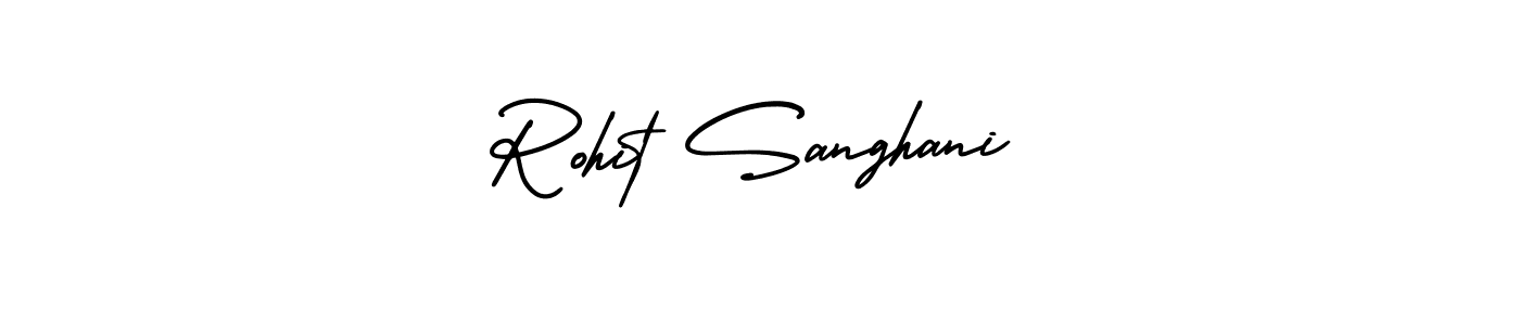 Make a beautiful signature design for name Rohit Sanghani. With this signature (AmerikaSignatureDemo-Regular) style, you can create a handwritten signature for free. Rohit Sanghani signature style 3 images and pictures png