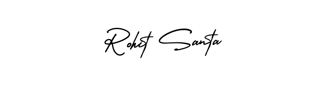 Make a beautiful signature design for name Rohit Santa. Use this online signature maker to create a handwritten signature for free. Rohit Santa signature style 3 images and pictures png