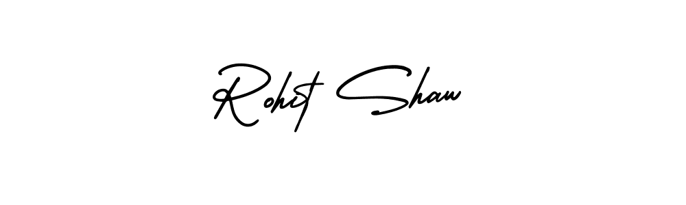 How to make Rohit Shaw name signature. Use AmerikaSignatureDemo-Regular style for creating short signs online. This is the latest handwritten sign. Rohit Shaw signature style 3 images and pictures png